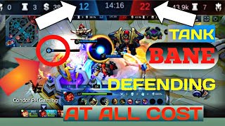 BANE TANK BUILD  EPIC COMEBACK  GAMEPLAY  MLBB  BANE GAME HIGHLIGHTS 1 [upl. by Eessac]