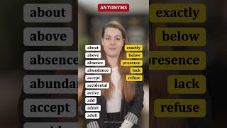 Learn 10 Common Antonyms in English  Improve Your Vocabulary Fast shrots [upl. by Ellehsat]