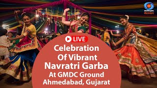 LIVE  Celebration Of Vibrant Navratri Garba At GMDC Ground Ahmedabad Gujarat  9th October 2024 [upl. by Mackie909]