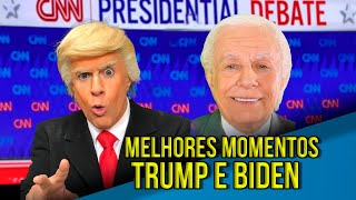 Melhores Momento  Trump e Biden [upl. by Ecnesse]