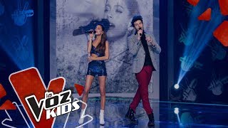 Yatra y Tini cantan Cristina  Yatra y Sus Amigos  La Voz Kids Colombia 2019 [upl. by Adena150]