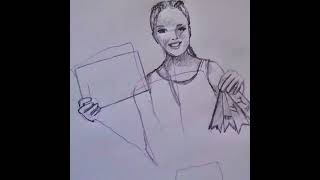 Epic Timelapse Drawing Shoutout to EllaSlaysGymnastics Artistic Gymnastics Art [upl. by Nerte]