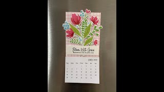 Easy Fridge Magnet Calendar [upl. by Anisamot]