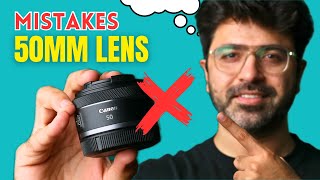 Dont Make These MISTAKES with 50mm f18 Lens in Hindi [upl. by Repsaj176]