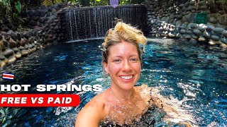 Hot Springs in La Fortuna Costa Rica  Free Vs PAID  Tourist guide  Budget  Tips [upl. by Sunda]