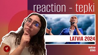 REACTION • Dons  Hollow Eurovision 2024 🇱🇻 Latvia [upl. by Maggs387]