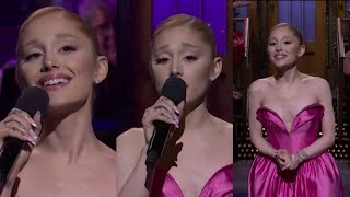 Ariana Grande wows fans with Celine Dion and UFC theme Song on SNL😳 [upl. by Adnarb]