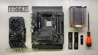 AMD Ryzen 7 5700G ASUS TUF GAMING B550MPLUS WIFI GIGABYTE GTX1660Ti Hyper 212 Gaming PC Build [upl. by Temp]