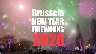 Brussels New Years fireworks 2020 Full version [upl. by Artie735]