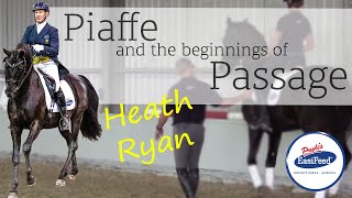 Piaffe and the beginnings of Passage training  Dressage with Heath Ryan [upl. by Stevie]