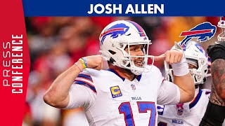 Josh Allen After Bills Thrilling Win Over Kansas City Chiefs [upl. by Viguerie]