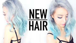 Remove Hair Color in 1 Wash Tutorial ♥ Silver Ombre Hair From Blue ♥ Wengie [upl. by Apostles103]