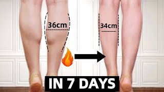 Slim Down Calves in 7 DAYS 12 min Beginner Friendly Slim Legs Workout No Jump [upl. by Jonah]