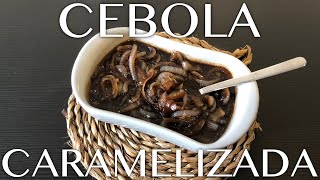 CEBOLA CARAMELIZADA PARA HAMBURGUER GOURMET [upl. by Sension]