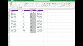 Convert Date to Day Month Year in Excel [upl. by Nnanaej]