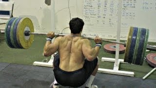 Heavy Singles and Back Squats on the CNIC [upl. by Mraz]