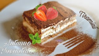 Tiramisú  SENZA UOVA ricetta unica 😋 [upl. by Sanfourd]