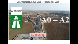 Autostrada A0  Nod cu A2  Update 3 Octombrie 2023  a0 autostrada dji Aerial View 4k new [upl. by Georgette570]