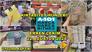 ERKEN ÇEKİM A101 22 AĞUSTOS 2024 A101 KIRTASİYE ÜRÜNLERİ 2024 A101 AKTÜEL ÜRÜNLERKAÇMAZ [upl. by Stanzel]