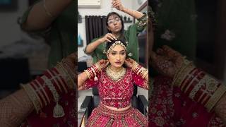 My gorgeous bride in making CBW chhavibridalworld bridalmakeup bridalmakeupartist jodhpur [upl. by Waechter]