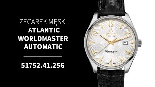 Zegarek męski Atlantic Worldmaster Automatic 517524125G  Zegarowniapl [upl. by Allertse990]