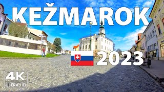 Kezmarok Slovakia Walking Tour ☀️ 4K Ultra HD – With Captions [upl. by Winnah]