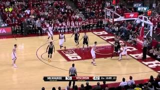 Ethan Happ Slams it Down vs UWMilwaukee [upl. by Aihsein]