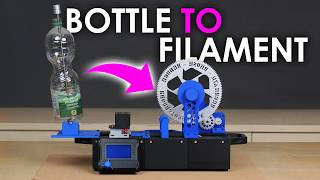 PET Bottle Recycling Waste to 3D Printing Filament [upl. by Oigufer199]