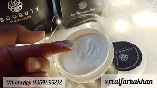 SCOBUTY MIXING CREAM skin whitening cream Tottal Fairness farmula made in Dubai [upl. by Adnirem952]