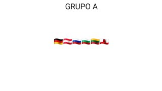 PREDICCIÓN GRUPO A ELIMINATORIAS UEFA MUNDIAL 2026  COUNTRYBALLS [upl. by Suoicul]