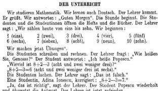 Germana nivel mediu Lehrstück 1 Der Unterricht  Prof Jean Livescu [upl. by Wilkey]