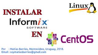 Como instalar Informix en Centos 7 [upl. by Airamas]