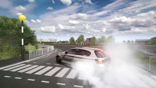 BIG TURBO M140i DRIFTING LAKESIDE UK ROADS [upl. by Idden]