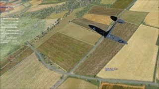 FailDeathCrash compilation  IL2 Sturmovik Cliffs of Dover [upl. by Mattson]