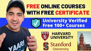 Free Online Courses By Harvard Standford  Free University Certificate  Learn New Skill Tricky Man [upl. by Currey]