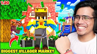 I Made THE BIGGEST VILLAGER MARKET In Fleet Kingdom😰 [upl. by Alves]