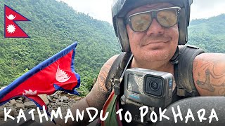 2Day Drive from Kathmandu To Pokhara by Motorcycle🇳🇵 [upl. by Eiresed]