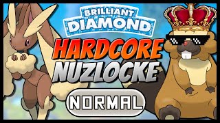 Pokemon Brilliant Diamond  Normal Types Only  Hardcore Nuzlocke [upl. by Suehtomit869]