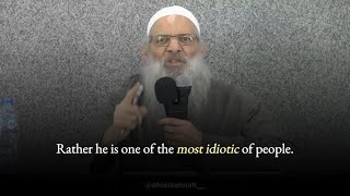 The one who maliciously backbites is an idiot  Shaykh Raslan [upl. by Ardaed]