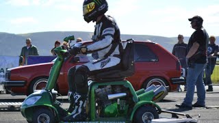 GUINNESS WORLD RECORD Fastest MOBILITY SCOOTER Speed RECORD 107MPH14 mile [upl. by Lutero677]