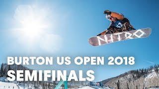 REPLAY  Snowboarding Slopestyle Semifinals at Burton US Open 2018  Mens Semifinals [upl. by Amak]