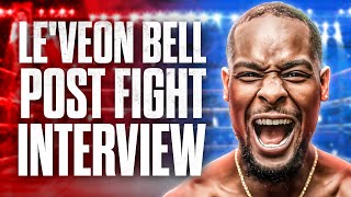 LeVeon Bell Misfits 015 Post Fight Interview [upl. by Nolyad]