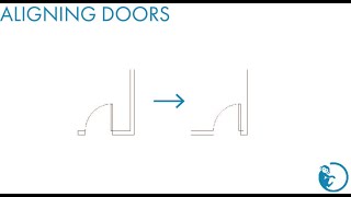 Aligning Doors in Revit [upl. by Rawdan32]