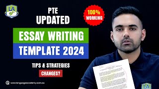 Working PTE Writing Essay Template  Tips Tricks and Strategies  Language Academy [upl. by Arundell]