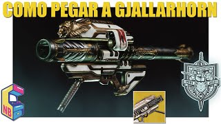 Destiny 2  Como Pegar a Gjallarhorn Jornada Completa com Dicas [upl. by Alyk139]