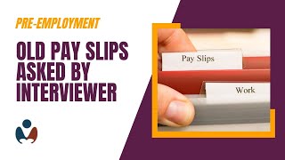 Asking old pay slip at job interview [upl. by Sabu]