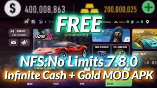 NFS No Limits 780  Infinite Gold  Cash MOD APK  FREE RELEASE [upl. by Fisa]