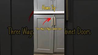 Cabinet Doors Crooked Three Ways To Adjust The Hinges [upl. by Armond]