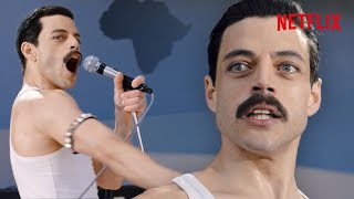 BOHEMIAN RHAPSODY MOVIE 2018 LIVE AID Side by Side w the QUEEN LIVE AID 1985 [upl. by Yemac633]