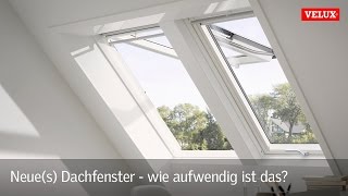 Neues Dachfenster  wie aufwendig ist das [upl. by Christiana966]